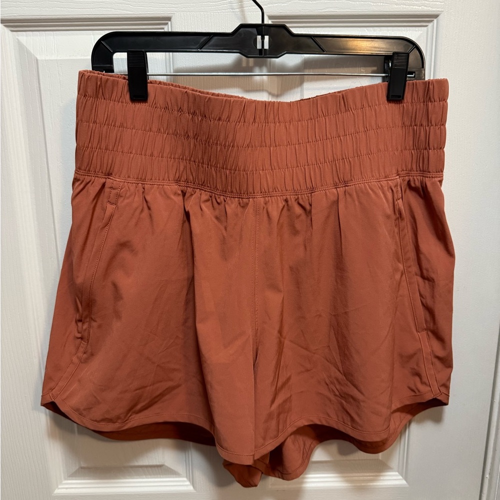 Abercrombie & Fitch Women's Rust Athletic Shorts